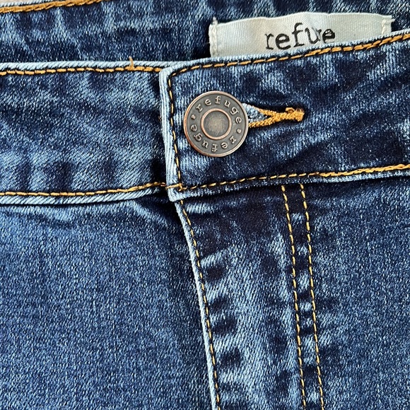 REFUGE - High waisted dark wash skinny jean denim 0 - Picture 8 of 9